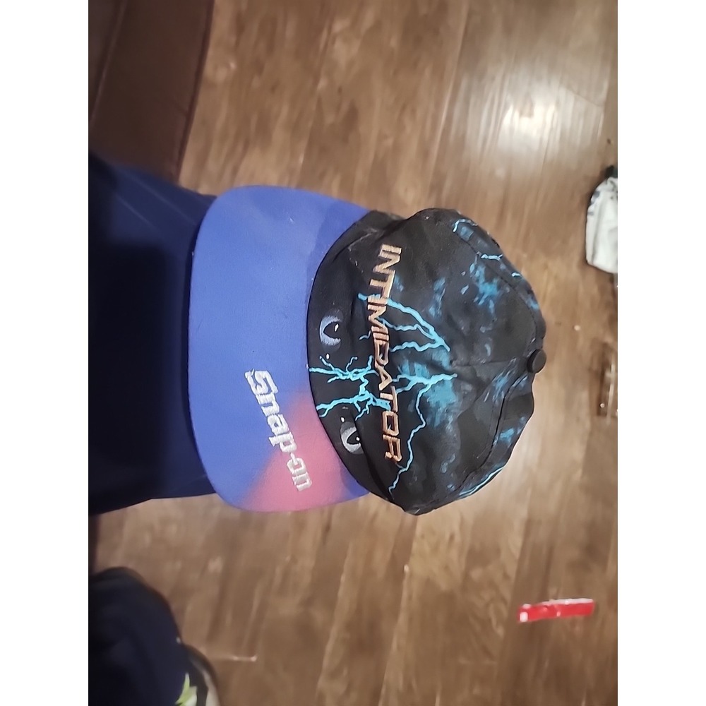 Vintage Snap-on Intimidator Snapback Cap Embroidered Snapon (Fade Spot On Bill)
